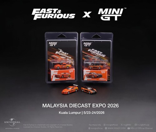 Mini fast furious - mini, 1:64