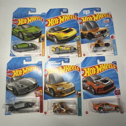 Hot wheels lot six all - hot,