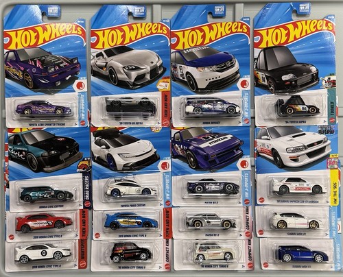 Crease hot wheels jdm - wheels, lot
