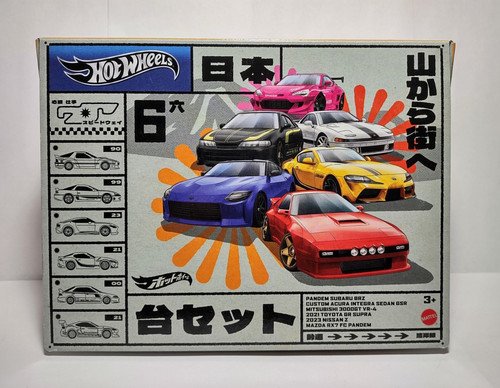 Hot wheels japan 6pk toyota - japan,