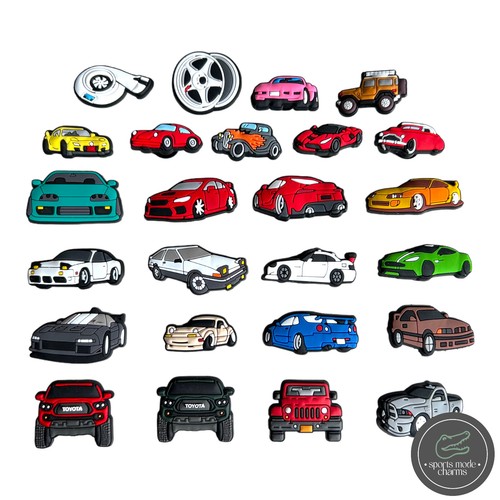 Cars charms for shoes - charms, clogs